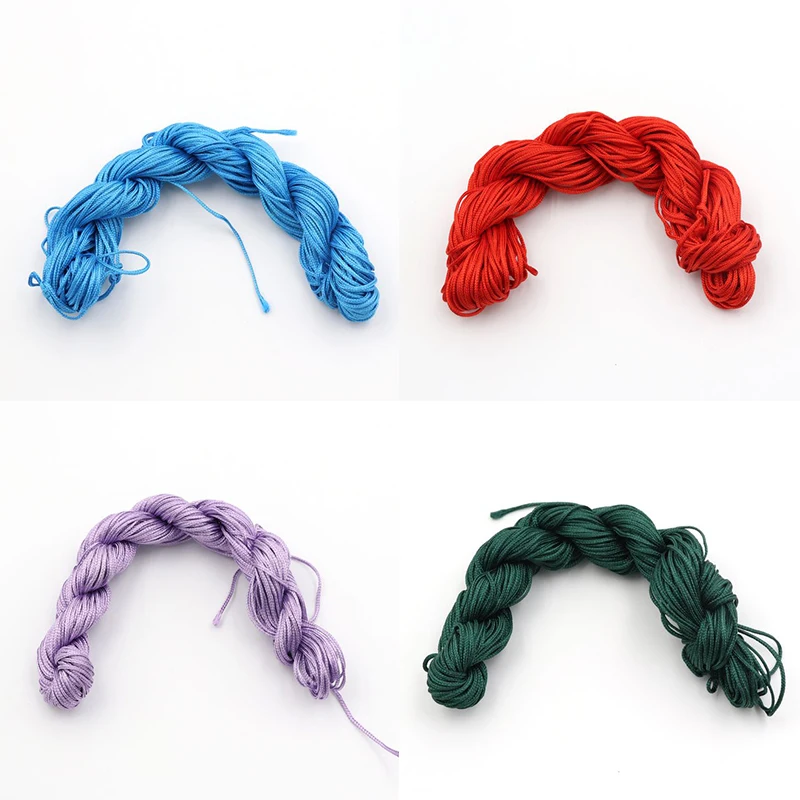 24 Meter/Roll 1mm Nylon Cord Thread Chinese Knot Macrame Bracelet String For Jewelry Making DIY Necklace Accessories Wholesale
24 Meter/Roll 1mm Nylon Cord Thread Chinese Knot Macrame Bracelet String For Jewelry Making DIY Necklace Accessories Wholesale