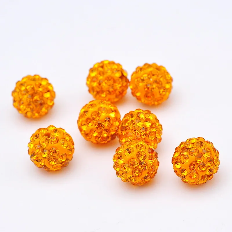 10mm 12mm14mm orange Clay Disco Ball Pave Crystal Shamballa Beads For Jewelry ,necklace and Hand catenary Making DIY
10mm 12mm14mm orange Clay Disco Ball Pave Crystal Shamballa Beads For Jewelry ,necklace and Hand catenary Making DIY