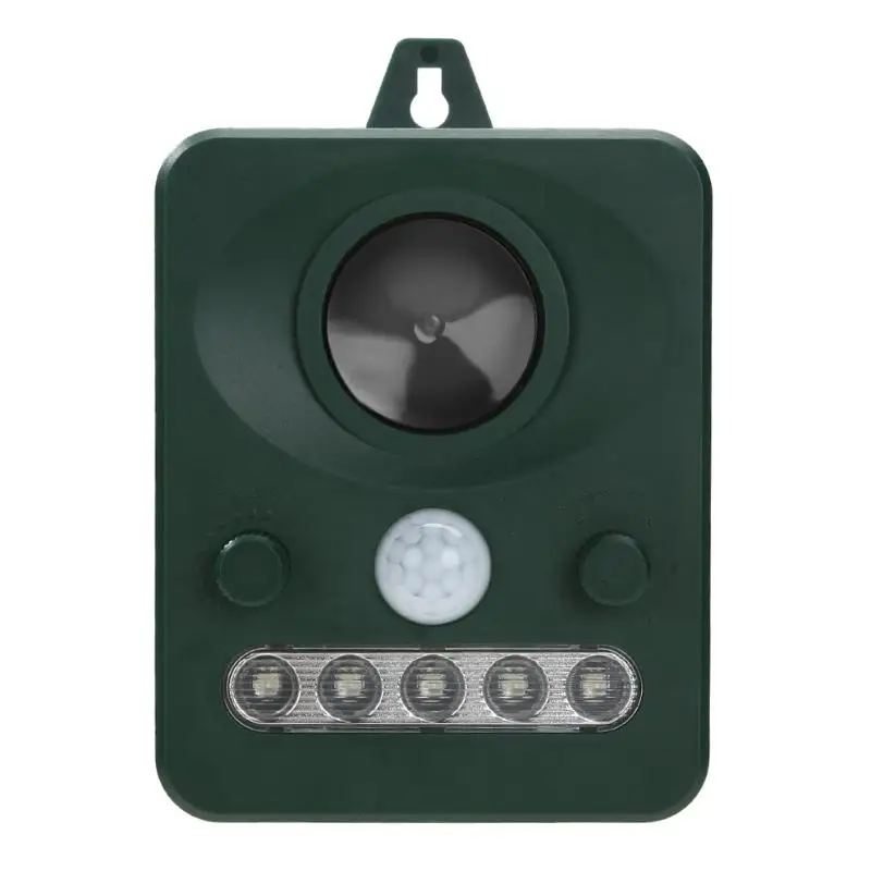 Solar Power Ultrasonic Animal Repeller Outdoor Flashing White-LED Cat Dog Animal Chaser Deterrent Repellent Garden Pest Control
Solar Power Ultrasonic Animal Repeller Outdoor Flashing White-LED Cat Dog Animal Chaser Deterrent Repellent Garden Pest Control