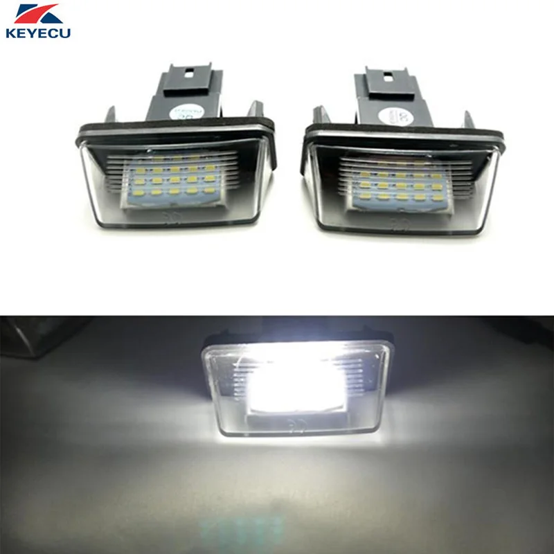 KEYECU 2 Pieces 12V 18SMD White License Number Plate Led Lights for Peugeot 206 207 307 308 Citroen C3 C4 C5 C6
KEYECU 2 Pieces 12V 18SMD White License Number Plate Led Lights for Peugeot 206 207 307 308 Citroen C3 C4 C5 C6