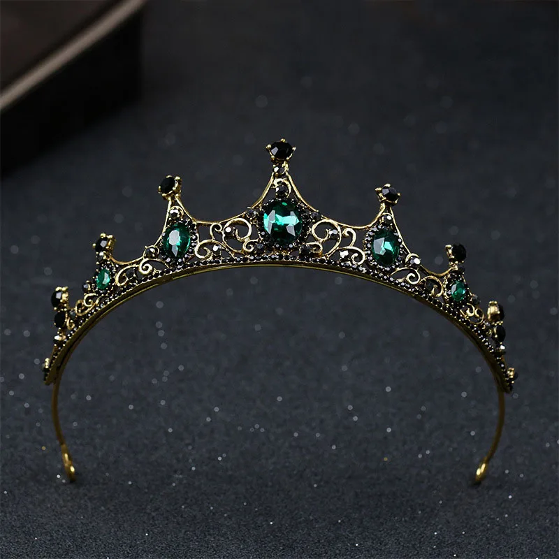 FORSEVEN Small Baroque Green Crystal Bridal Crown Boutique Bride Diadem Headpiece Headwear Wedding Hair Jewelry Accessories BH
FORSEVEN Small Baroque Green Crystal Bridal Crown Boutique Bride Diadem Headpiece Headwear Wedding Hair Jewelry Accessories BH