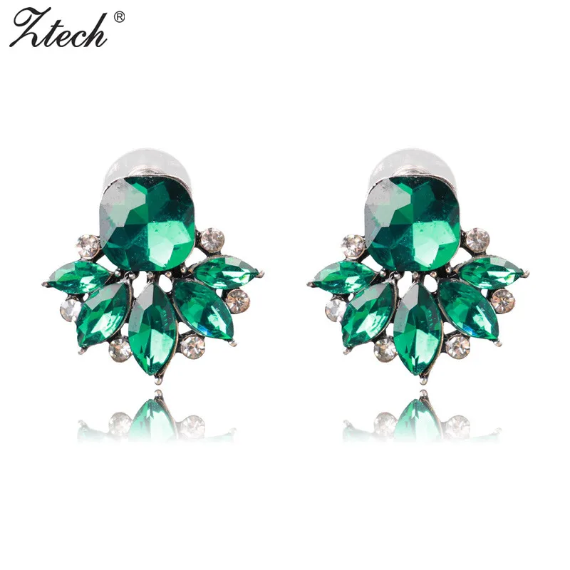 Ztech 2019 New Fashion Chic Flower Green Stud Earrings For Women Popular Jewelry Trendy Gift 4 Colors boucles d oreille femme
Ztech 2019 New Fashion Chic Flower Green Stud Earrings For Women Popular Jewelry Trendy Gift 4 Colors boucles d oreille femme
