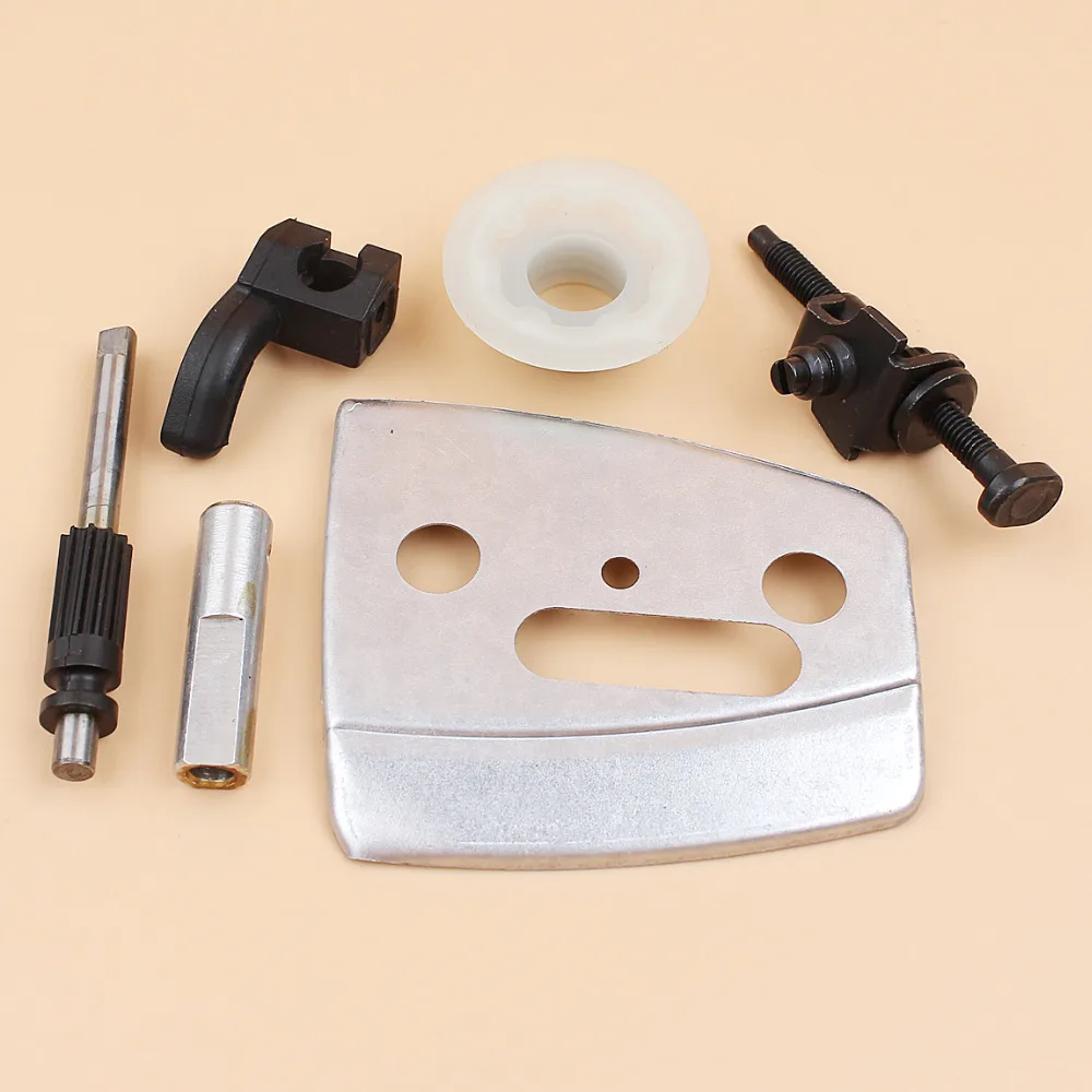 Haishine Bomba de Aceite Tornillo sin Fin Engranaje Cadena Tensor Barra Barra para Husqvarna 340 345 350 353 351 346 XP 346XP Piezas de Motosierra