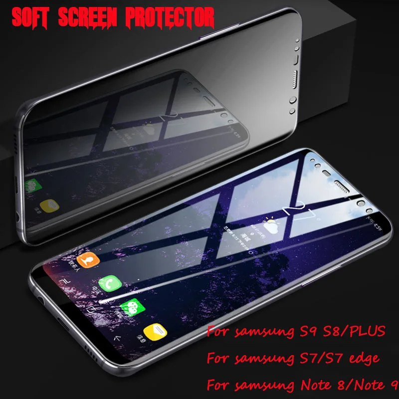 For Full Cover Screen Protector For Samsung Galaxy S8 S8 Plus Note 8 TPU Soft Film For Samsung S7 Edge S9 Plus(Not Glass)
For Full Cover Screen Protector For Samsung Galaxy S8 S8 Plus Note 8 TPU Soft Film For Samsung S7 Edge S9 Plus(Not Glass)