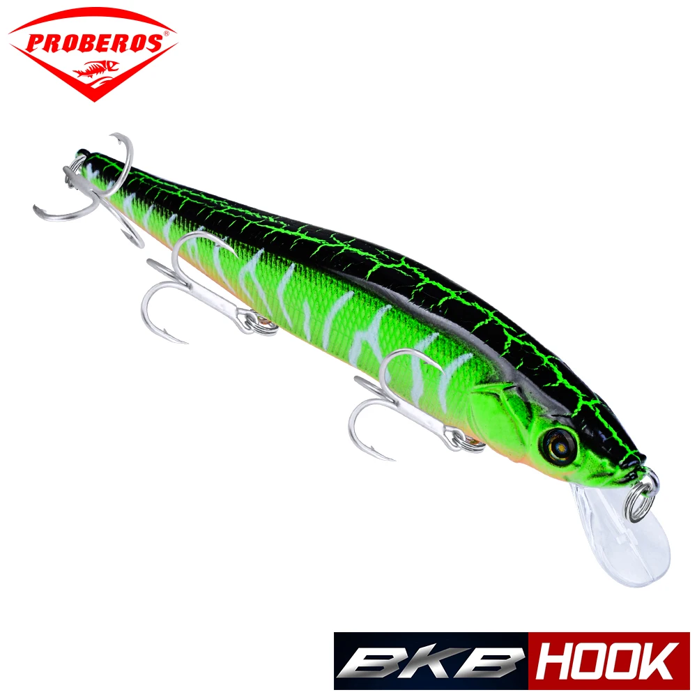 1PC Painting Minnow Fishing Lure 12cm 14.5g Jerkbait Artificial Bass Baits 3D Life-like Eye Swimbait Crankbait Trout Bass Tackle
1PC Painting Minnow Fishing Lure 12cm 14.5g Jerkbait Artificial Bass Baits 3D Life-like Eye Swimbait Crankbait Trout Bass Tackle