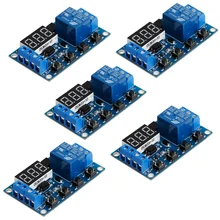 5Pcs/lot 1 Channel 6-30V Relay Module Switch Trigger Time Delay Circuit Timer Cycle Adjustable FZ0559A
5Pcs/lot 1 Channel 6-30V Relay Module Switch Trigger Time Delay Circuit Timer Cycle Adjustable FZ0559A