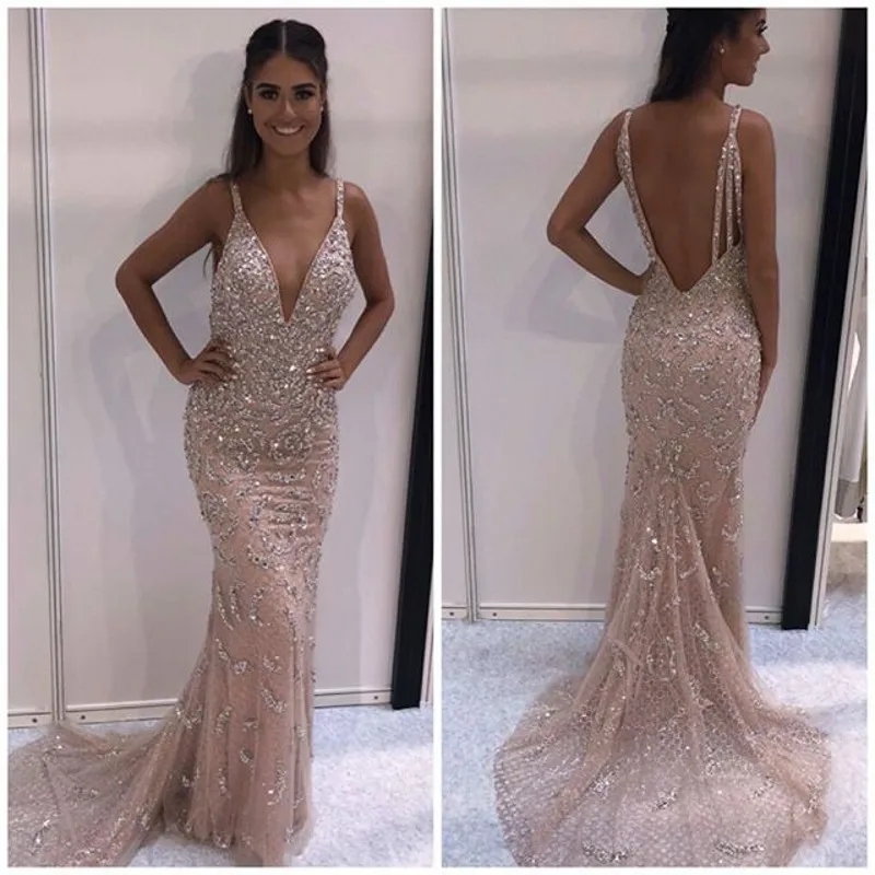 Beading Party Dress Long Mermaid Formal Gown New Brand Designer Dress To Party Evening Gowns Spaghetti robe de soiree longue
Beading Party Dress Long Mermaid Formal Gown New Brand Designer Dress To Party Evening Gowns Spaghetti robe de soiree longue
