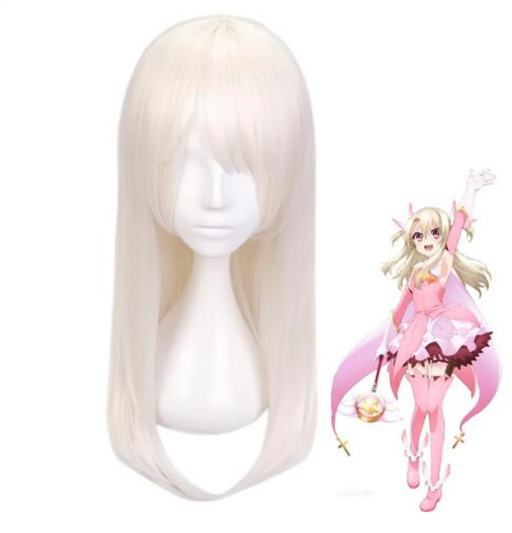 Fate/kaleid liner Illyasviel von Einzbern Wig Cosplay Costume Fate stay night Synthetic Hair Halloween Party Wigs + Wig Cap
Fate/kaleid liner Illyasviel von Einzbern Wig Cosplay Costume Fate stay night Synthetic Hair Halloween Party Wigs + Wig Cap