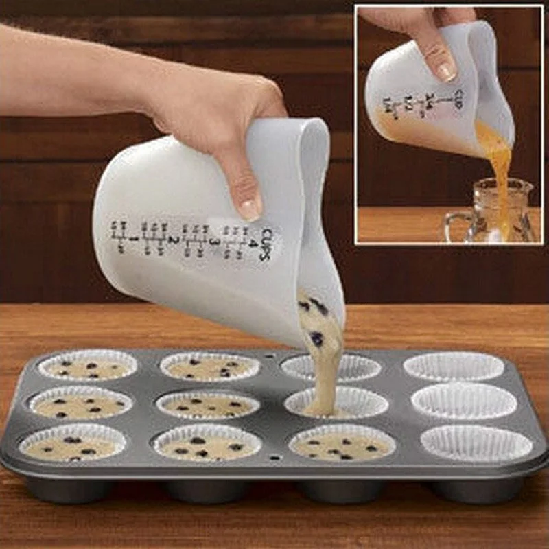 New Hot 500ML Silicone Measuring Cups Heart Shape Thicken Soft Ovenproof Flexible Pinch Pour Cup Cake Baking Tools
New Hot 500ML Silicone Measuring Cups Heart Shape Thicken Soft Ovenproof Flexible Pinch Pour Cup Cake Baking Tools