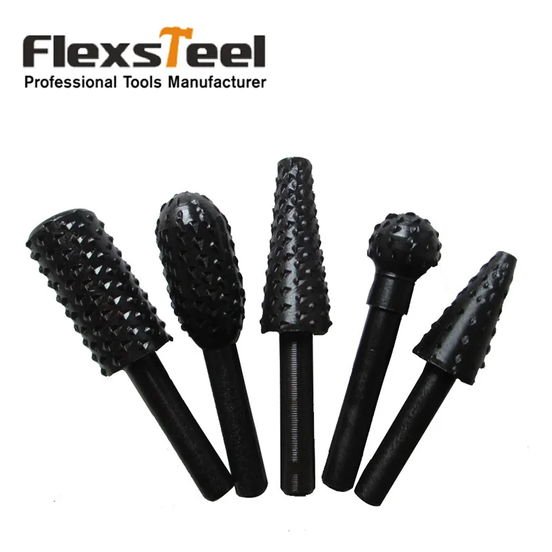5 Pieces 1/4" Shank Carbon Steel Woodworking Wood Rasp Carbide Burrs File Drill Bits for Rotary Die Grinder Carving Tools
5 Pieces 1/4" Shank Carbon Steel Woodworking Wood Rasp Carbide Burrs File Drill Bits for Rotary Die Grinder Carving Tools
