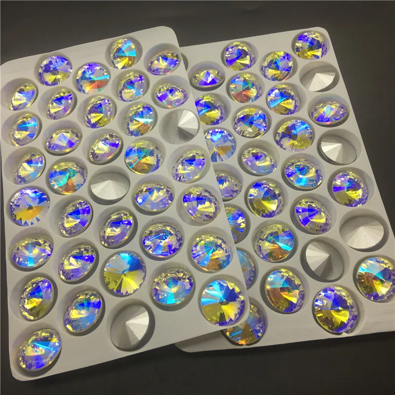 TopStone Moonlight Rivoli Crystal Glass Rhinestones 8 10 12 14 16 18 mm Round Stone Strass Diamond
TopStone Moonlight Rivoli Crystal Glass Rhinestones 8 10 12 14 16 18 mm Round Stone Strass Diamond