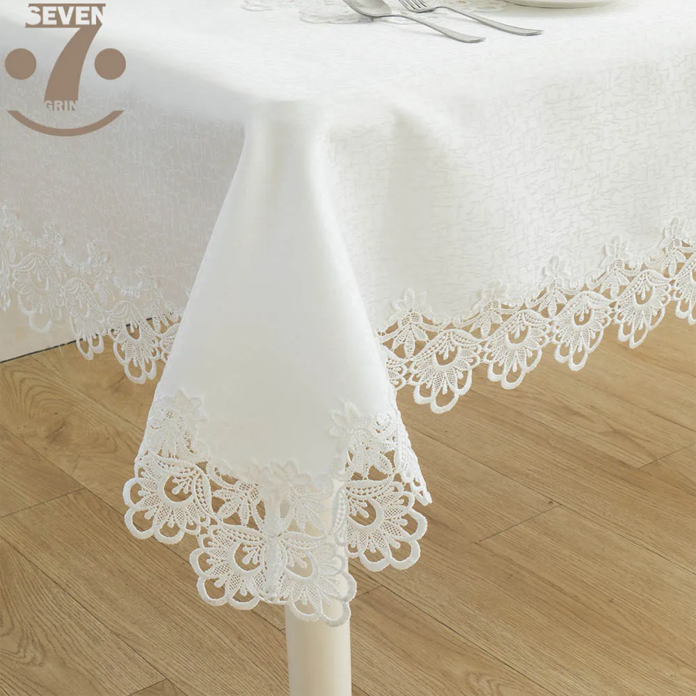 Free Shipping 100% Polyester White Color Square Rectangle Creative Patchwork Tablecloth for Wedding Party Decoration
Free Shipping 100% Polyester White Color Square Rectangle Creative Patchwork Tablecloth for Wedding Party Decoration