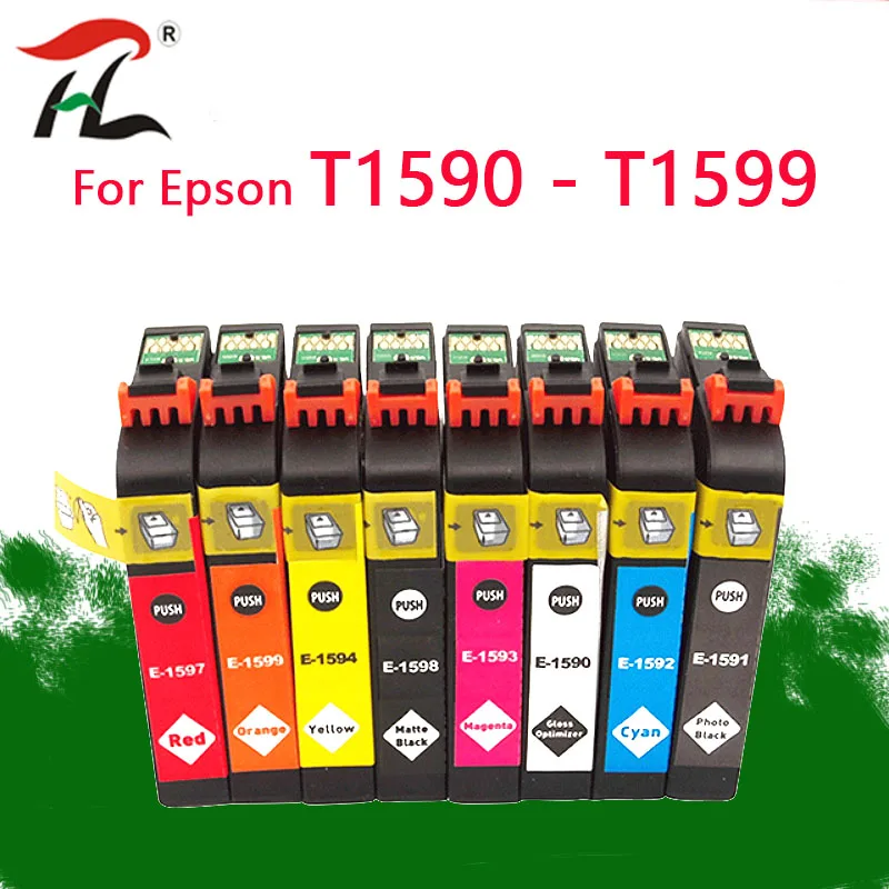 

8PK T1590 ink cartridges For Epson STYLUS PHOTO R2000 printer T1590/T1591/T1592/T1593/T1594/T1597/T1598/T1599 ink cartridge