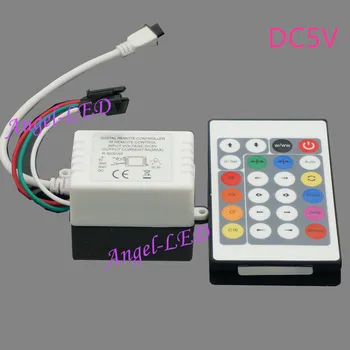 1x 24 Key IR Remote Controller WS2811 2811 200 Change Max 1000 Pixel LED Controller DC5V 72W
1x 24 Key IR Remote Controller WS2811 2811 200 Change Max 1000 Pixel LED Controller DC5V 72W