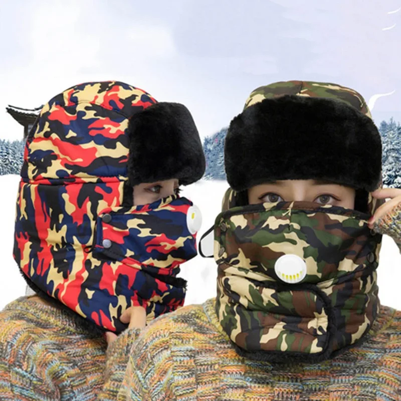 Adults Winter Keep Warm Hat Bionic Thermal Camouflage Cap Ear Protect with the respiration valve for Hunting Outdoor sport
Adults Winter Keep Warm Hat Bionic Thermal Camouflage Cap Ear Protect with the respiration valve for Hunting Outdoor sport