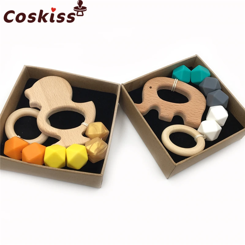 2 Pieces/lot Custom Organic Wood Animal Play Gym Toy Teething Toy Baby Teether Silicone Toys
2 Pieces/lot Custom Organic Wood Animal Play Gym Toy Teething Toy Baby Teether Silicone Toys
