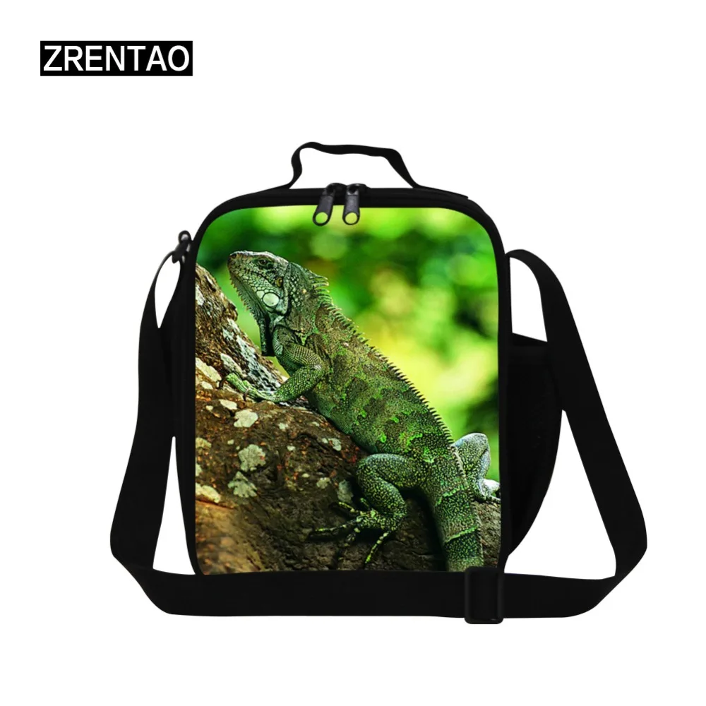 Фото ZRENTAO lunch cooler bags animal Insulated Lunch Box For children thermal meal package printing picnic food bag  Багаж и | Cooler Bags (32852849159)