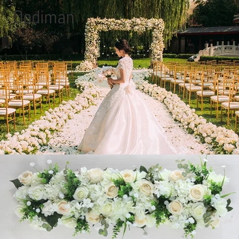 Artificial Rose Hydrangea Peony Flower Row DIY Wedding Party Decor Photography Scene Stage Effects Decorations 1pc
Artificial Rose Hydrangea Peony Flower Row DIY Wedding Party Decor Photography Scene Stage Effects Decorations 1pc