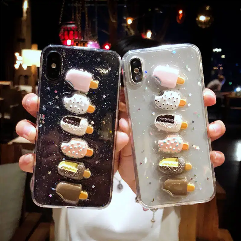 Cute Ice Cream Glitter For Iphone 6 6S 7 8plus X Xs Xr Xsmax All-Inclusive Anti-Drop Mobile Phone Case
Cute Ice Cream Glitter For Iphone 6 6S 7 8plus X Xs Xr Xsmax All-Inclusive Anti-Drop Mobile Phone Case