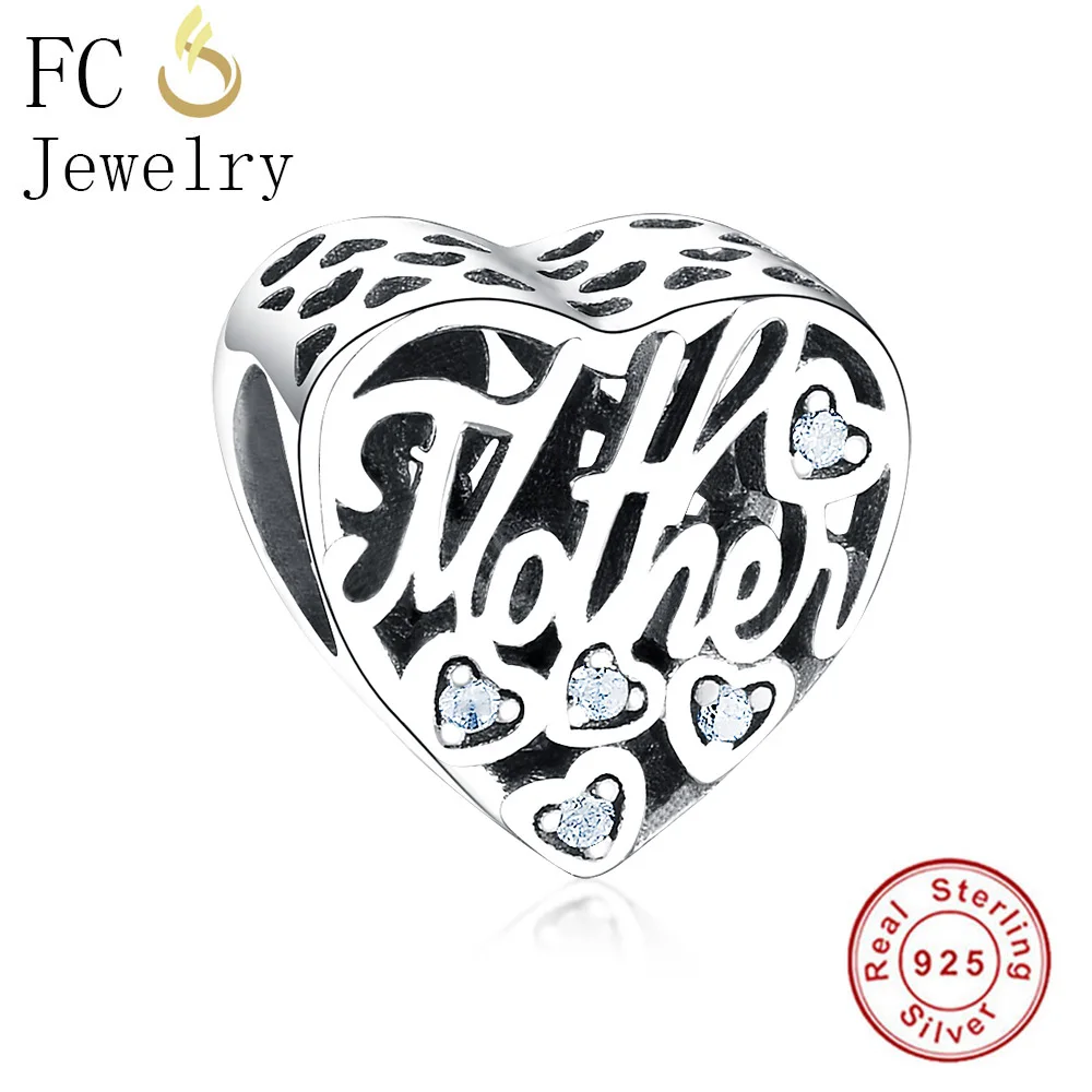 FC Jewelry Fit Original Pandora Charm Bracelet Authentic 925 Sterling Silver Heart Letter MOTHER MOM SON Bond Beads Berloque DIY
FC Jewelry Fit Original Pandora Charm Bracelet Authentic 925 Sterling Silver Heart Letter MOTHER MOM SON Bond Beads Berloque DIY