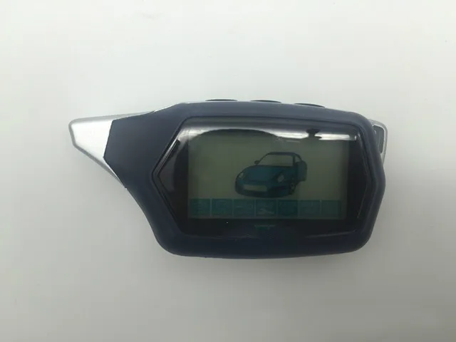 Russian version C9 Key Fob keychain Tamarack for 2-way starline lcd Remote Control two way car alarm system | Автомобили и