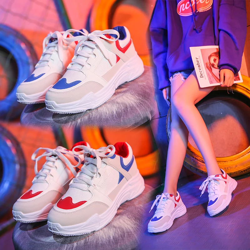 4 Cm White Damping Sneakers 2019 Summer Women Platform Chunky Sneakers Basket Woman Shoe Dad High Heel Sneaker Chaussure Femme
4 Cm White Damping Sneakers 2019 Summer Women Platform Chunky Sneakers Basket Woman Shoe Dad High Heel Sneaker Chaussure Femme