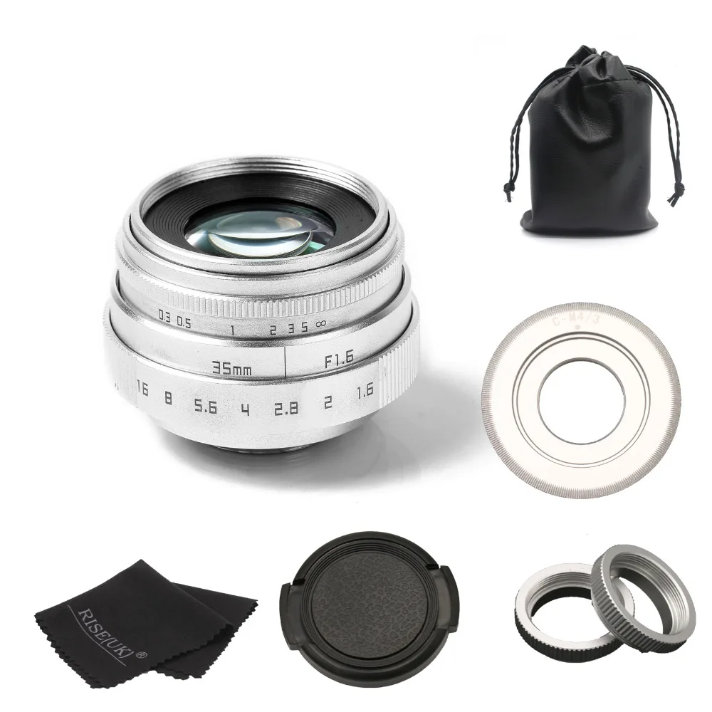 silvery new arrive FUJIAN 35mm f1.6 C mount CCTV camera Lens II for M4/3 / MFT Mount Camera Adapter silver free shipping
silvery new arrive FUJIAN 35mm f1.6 C mount CCTV camera Lens II for M4/3 / MFT Mount Camera Adapter silver free shipping