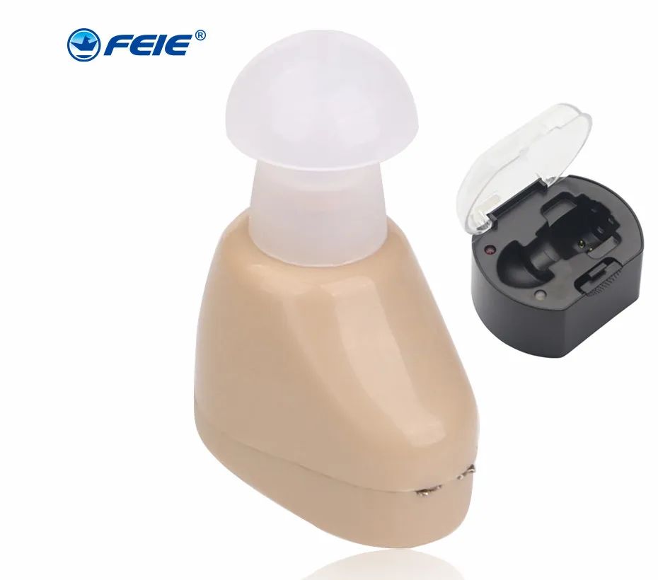 

Cheap Rechargeable ITE Hearing Aids Sound Enhancement Invisible Appareil Auditif Pour Oreille Medical instrument Dropship S-219