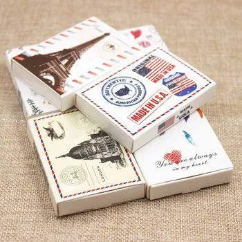 DIy paper Eiffer Tower printed gift box vintage kraft/white Uk & USA country signal printed wedding /candy box 12boxes+12cards
DIy paper Eiffer Tower printed gift box vintage kraft/white Uk & USA country signal printed wedding /candy box 12boxes+12cards
