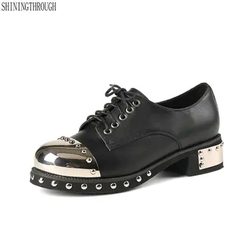 Women 100% Cow Genuine Leather 4.5cm High Heels Pumps 2019 Brand Design Punk Retro Corss-tied Shoes Office Pumps big size 34-43
Women 100% Cow Genuine Leather 4.5cm High Heels Pumps 2019 Brand Design Punk Retro Corss-tied Shoes Office Pumps big size 34-43