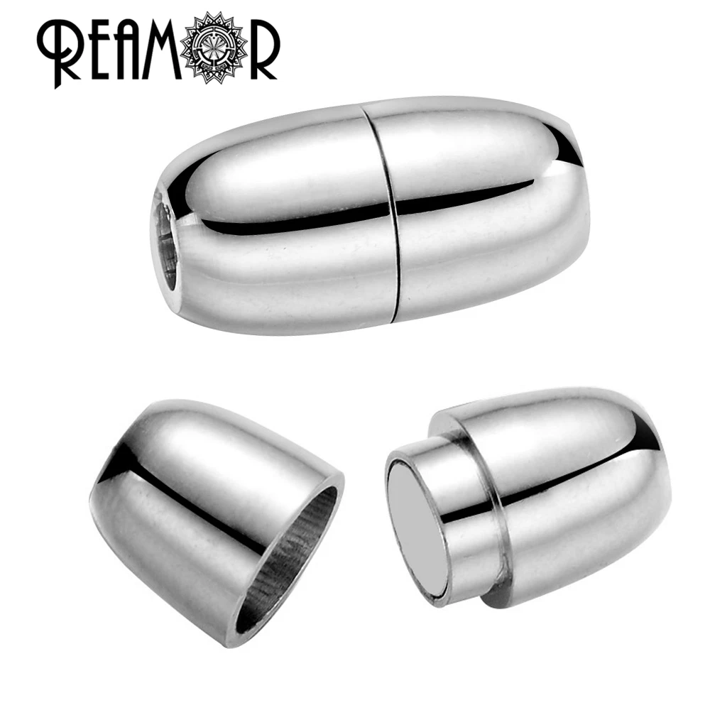 REAMOR 5pcs 316l Stainless Steel 2.5mm Small Hole Magnet Hook Magnetic Clasp Jewelry Findings Bracelet Clasp DIY Jewelry Making
REAMOR 5pcs 316l Stainless Steel 2.5mm Small Hole Magnet Hook Magnetic Clasp Jewelry Findings Bracelet Clasp DIY Jewelry Making
