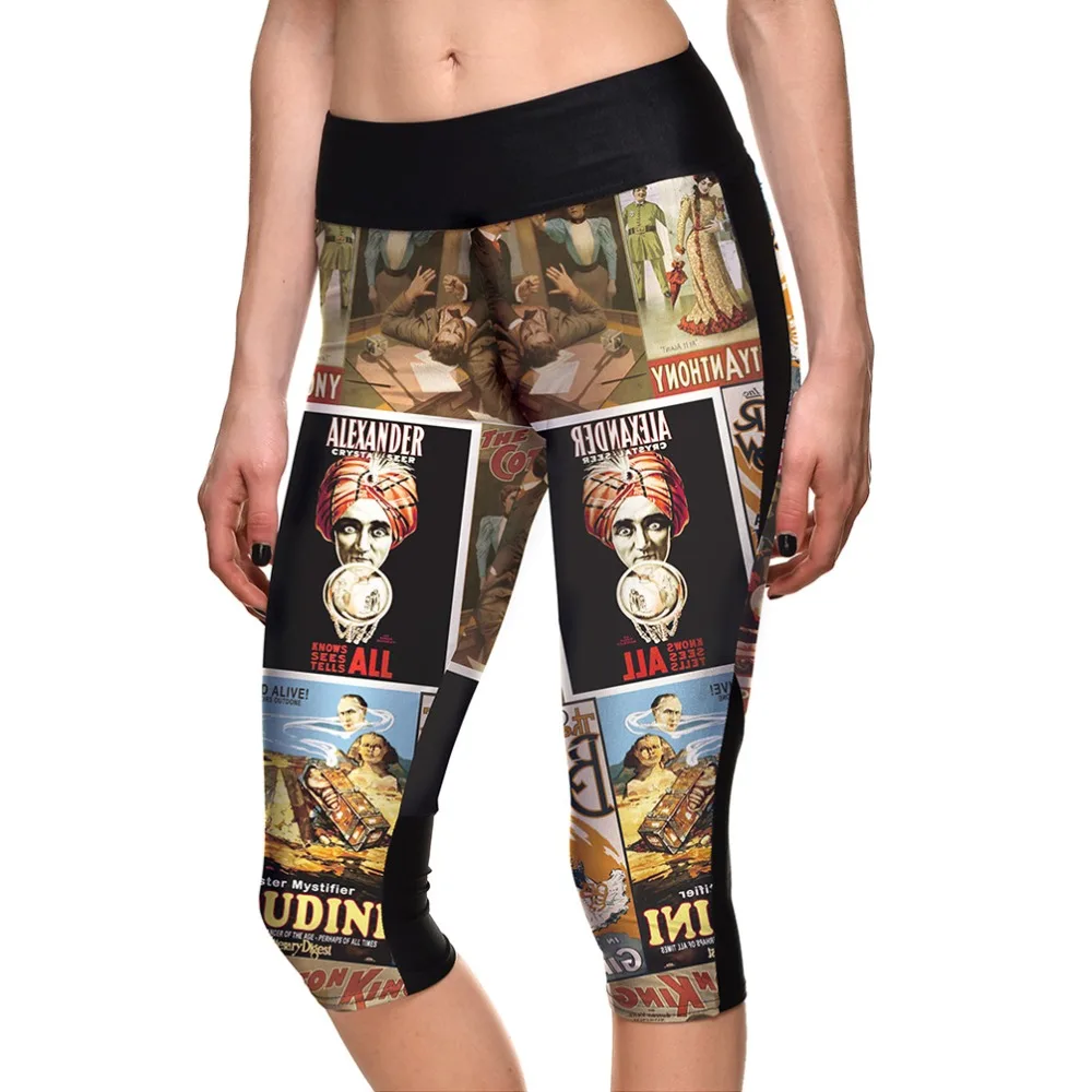 Pattern Patchwork Digital Printing Breathable Elastic Force Capril Pants Women Workout Push Up Sportswear Polyester Leggings
Pattern Patchwork Digital Printing Breathable Elastic Force Capril Pants Women Workout Push Up Sportswear Polyester Leggings