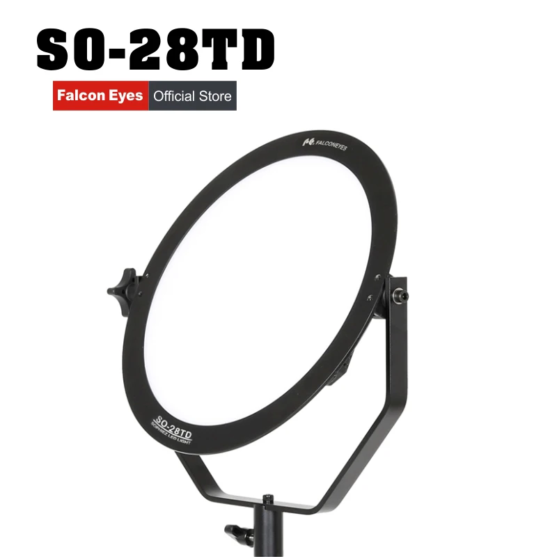 Falcon Eyes SO-28TD kit set video light 28W led panel lamp round soft Studio Light for film Advertisement shooting photography
Falcon Eyes SO-28TD kit set video light 28W led panel lamp round soft Studio Light for film Advertisement shooting photography