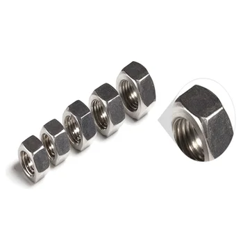 304 Stainless Steel Hex Nuts Sliver Hexagon Nuts DIN934 M1.6/M2/M2.5/M3/M4/M5/M6/M8/M10/M12/M14/M16/M18/M20/M22/M24
304 Stainless Steel Hex Nuts Sliver Hexagon Nuts DIN934 M1.6/M2/M2.5/M3/M4/M5/M6/M8/M10/M12/M14/M16/M18/M20/M22/M24