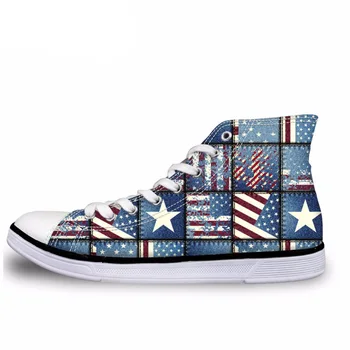 NOISYDESIGNS 2018 Spring Men High Top Canvas Shoes Flag Lacing Flat Vulcanize Shoes for Teen Boys Students Sneakers Breathable
NOISYDESIGNS 2018 Spring Men High Top Canvas Shoes Flag Lacing Flat Vulcanize Shoes for Teen Boys Students Sneakers Breathable