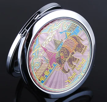 Double Faced Folding Vintage Bronze Alloy Cutout Small Mirror Thailand Elephant Cosmetic Portable Round Makeup Mirror Lettering
Double Faced Folding Vintage Bronze Alloy Cutout Small Mirror Thailand Elephant Cosmetic Portable Round Makeup Mirror Lettering