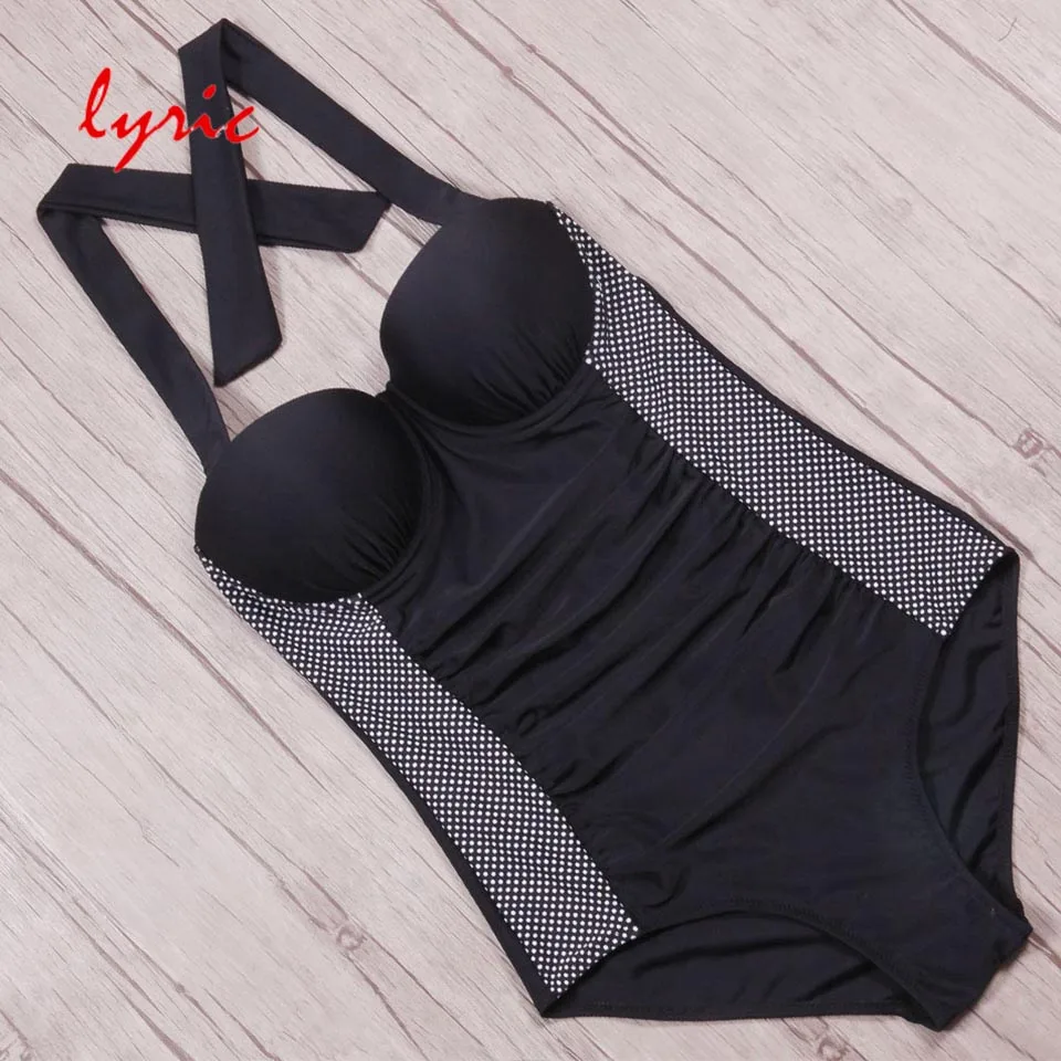 Lyric Push Up 2019 New Halter Women Swimwear Plus Size One Piece Swimsuit Female Dot Bodysuit Bathing Suits Beach Wear Monokini
Lyric Push Up 2019 New Halter Women Swimwear Plus Size One Piece Swimsuit Female Dot Bodysuit Bathing Suits Beach Wear Monokini