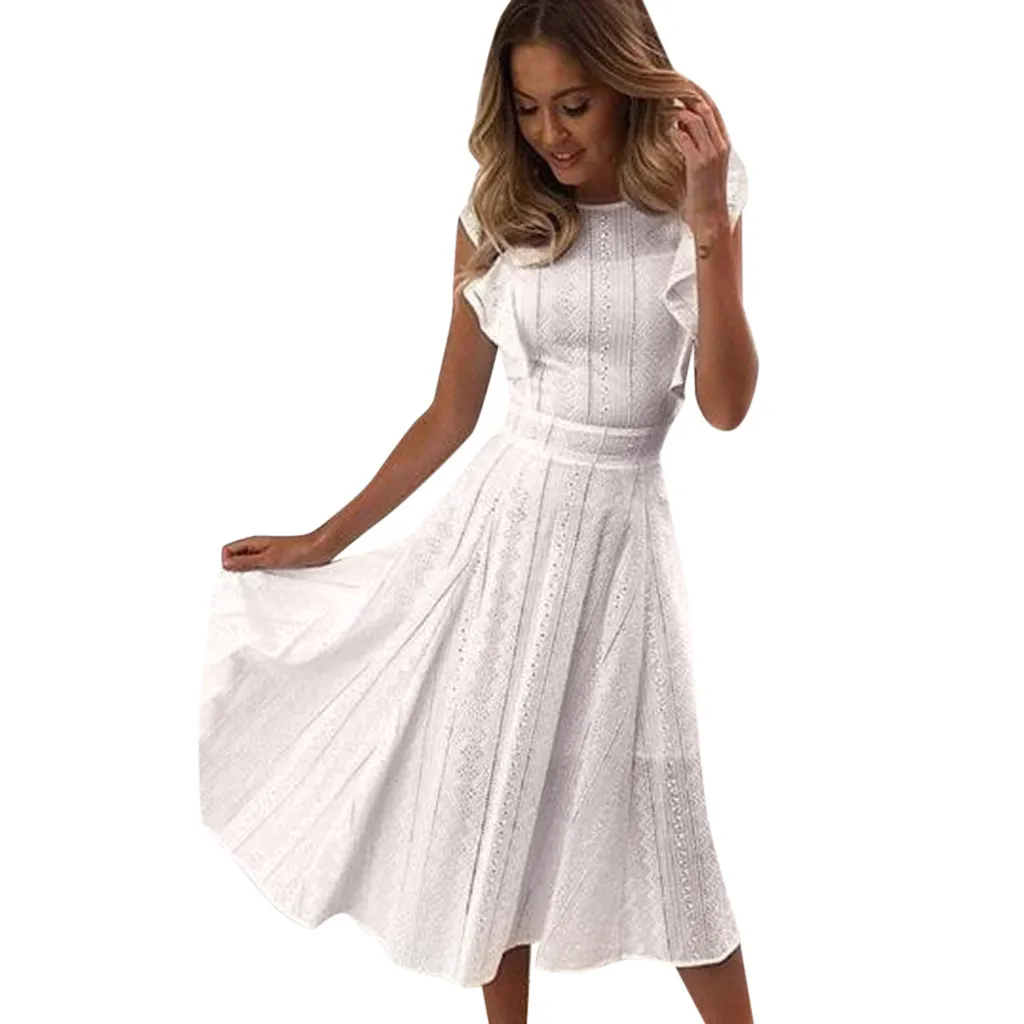 Summer Boho Lace Maxi Dress Ladies Sleeveless Hollow Out Long Sundress Beach Evening Party Dresses Female Elegant Vestidos#J30
Summer Boho Lace Maxi Dress Ladies Sleeveless Hollow Out Long Sundress Beach Evening Party Dresses Female Elegant Vestidos#J30