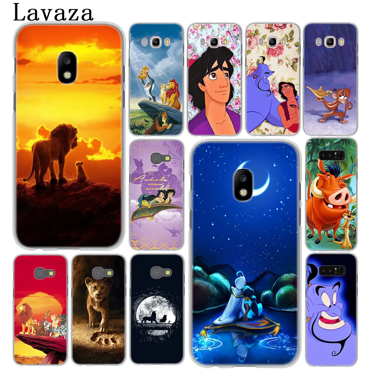 Lavaza Cartoon The lion king Aladdin Phone Case for Samsung Galaxy J6 J3 J2 J1 J5 2015 2016 J7 Prime J5 2017 EU US Version
Lavaza Cartoon The lion king Aladdin Phone Case for Samsung Galaxy J6 J3 J2 J1 J5 2015 2016 J7 Prime J5 2017 EU US Version