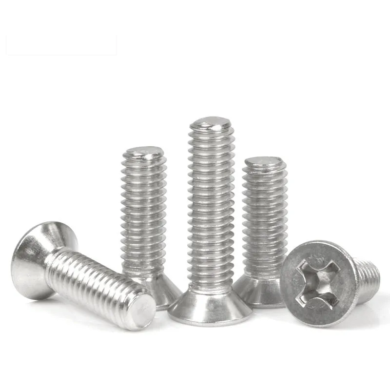 100PCS M2 M2.5 M3 M3.5 M4 M5 Cross Slot Flat Head Screw 304 Stainless Steel Countersunk Head Screw KM Electronic Small Screw
100PCS M2 M2.5 M3 M3.5 M4 M5 Cross Slot Flat Head Screw 304 Stainless Steel Countersunk Head Screw KM Electronic Small Screw