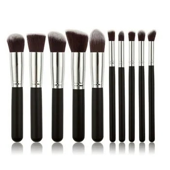 10Pc Black Professional Makeup Brushes Set Foundation Cosmetic Eyeshadow Brush Perform Cool
10Pc Black Professional Makeup Brushes Set Foundation Cosmetic Eyeshadow Brush Perform Cool
