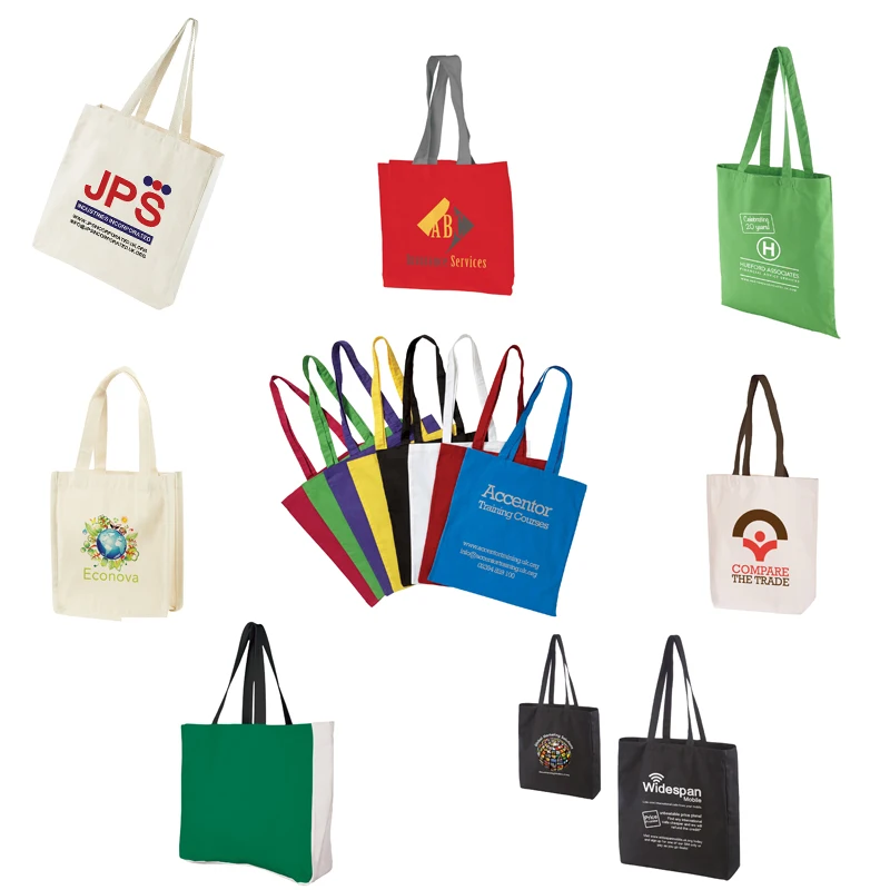 Top quality customized logo canvas tote bag promotion cotton | Канцтовары для офиса и дома