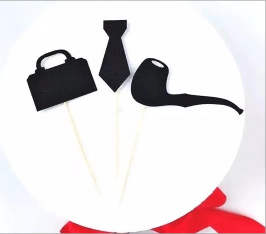 Birthday Cake Insert Black Gentleman Hat Bow Tie Beard Cake Decoration 4pcs/a lot Cake Decorations Holiday Celebration Layout
Birthday Cake Insert Black Gentleman Hat Bow Tie Beard Cake Decoration 4pcs/a lot Cake Decorations Holiday Celebration Layout