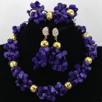 Wonderful Nigerian African Beads Jewelry Sets Purple Coral beads Statement Necklace Sets Bridesmaid Jewelry Free Shipping QW632
Wonderful Nigerian African Beads Jewelry Sets Purple Coral beads Statement Necklace Sets Bridesmaid Jewelry Free Shipping QW632