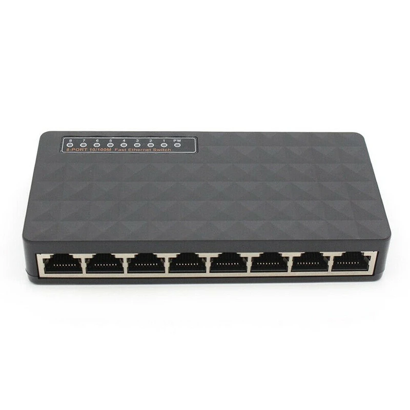 10/100 Mbps 8 Ports Poe Ethernet Lan Desktop Network Switch Hub Adapter(Eu Plug)
10/100 Mbps 8 Ports Poe Ethernet Lan Desktop Network Switch Hub Adapter(Eu Plug)