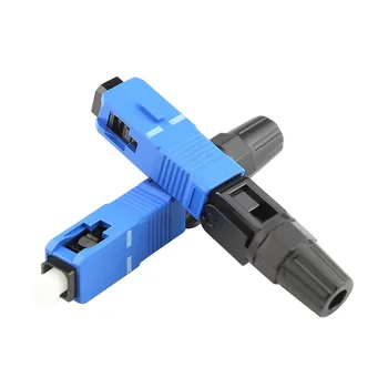 

100pcs/lot Special wholesale embedded type SC cold drop cable connector SC fiber optic connector quick connector Splice