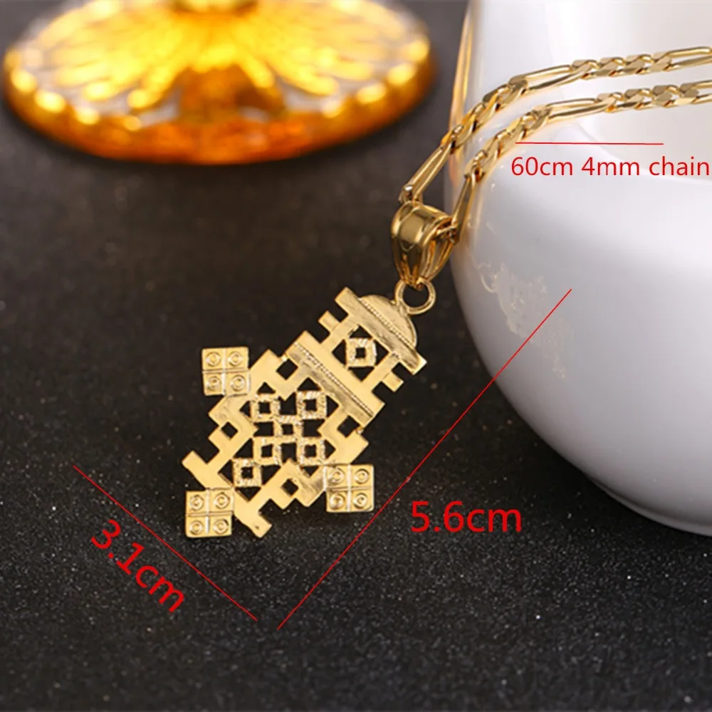Bangrui Ethiopia Jewelry Big Cross Pendant yellow Gold Filled Jewelry For Women Men Gold color Coptic Cross Pendant
Bangrui Ethiopia Jewelry Big Cross Pendant yellow Gold Filled Jewelry For Women Men Gold color Coptic Cross Pendant