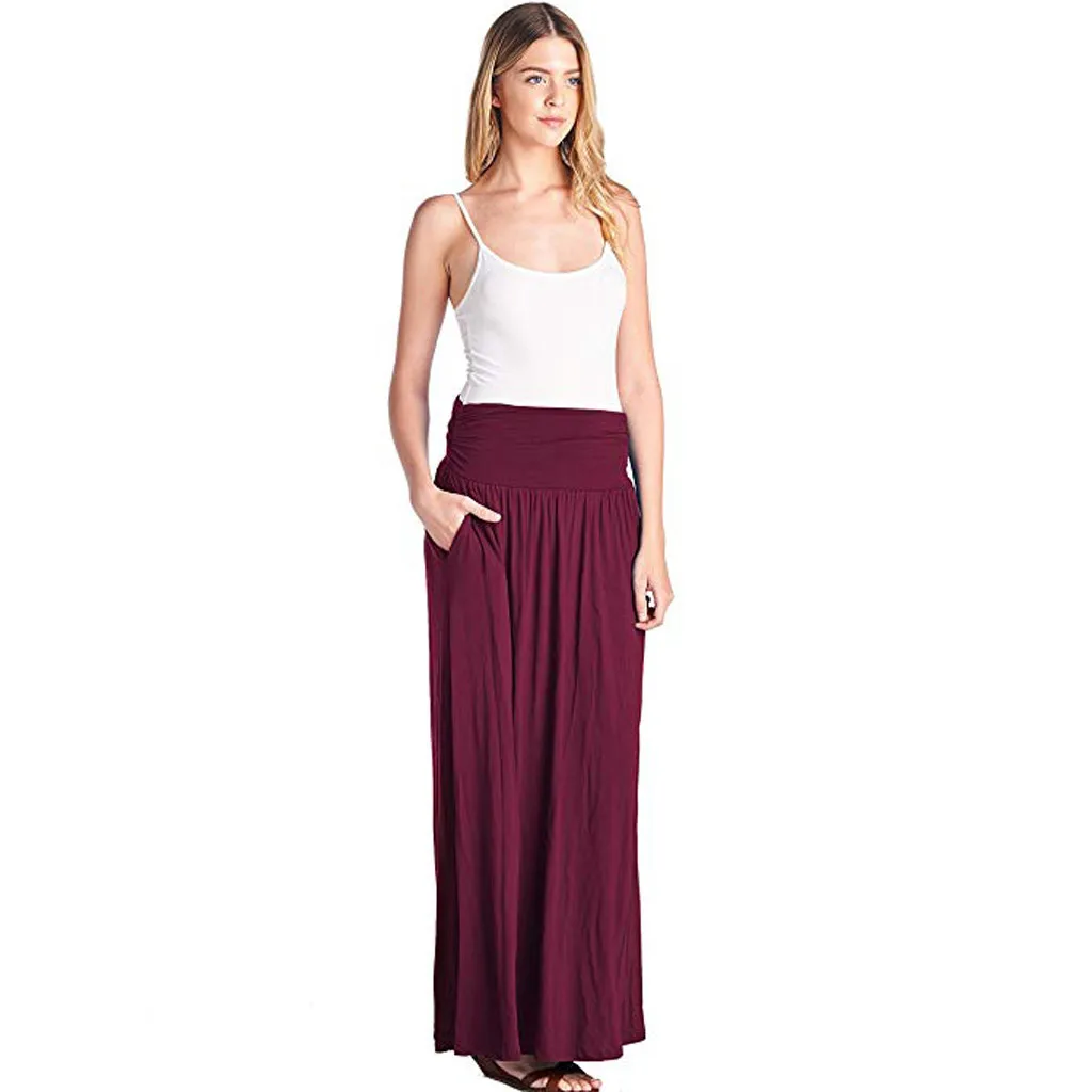 JAYCOSIN Women Daily Summer Bohemia High Waist Soild Pocket Beach Wrap Maxi Long Skirt Fashion Princess Skirts travel June 24
JAYCOSIN Women Daily Summer Bohemia High Waist Soild Pocket Beach Wrap Maxi Long Skirt Fashion Princess Skirts travel June 24