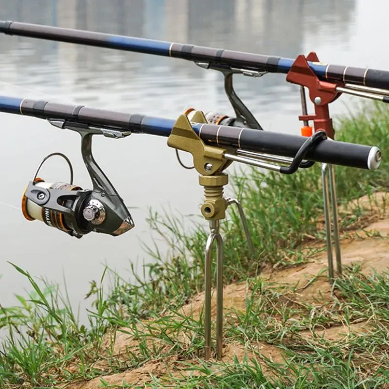 Fishing Rod Holder Aluminum Alloy Double Slots All Direction Adjustable Support Ground Stand Rack Multiple Angle Tackle Outdoor
Fishing Rod Holder Aluminum Alloy Double Slots All Direction Adjustable Support Ground Stand Rack Multiple Angle Tackle Outdoor