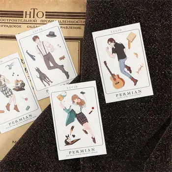 multi-use 5.2*8cm 54pcs Mini Card character in my Novel design DIY Scrapbooking card party invitation gift message card
multi-use 5.2*8cm 54pcs Mini Card character in my Novel design DIY Scrapbooking card party invitation gift message card